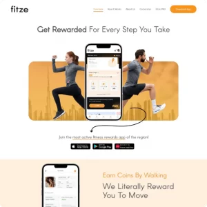 Conceptualised, designed and developed a UAE-based fitness rewards app