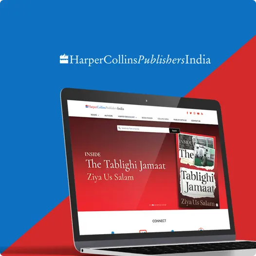 Created an award-winning website for HarperCollins Publishers India for an improved user experience